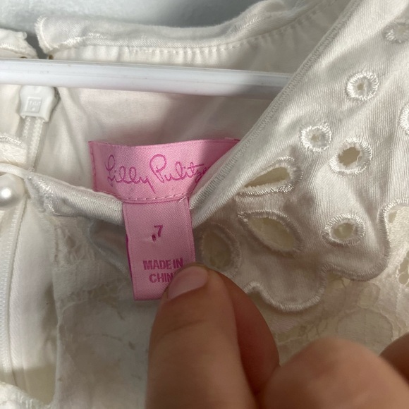 Lilly Pulitzer size 7 resort white mini Nicci dress - Picture 2 of 6